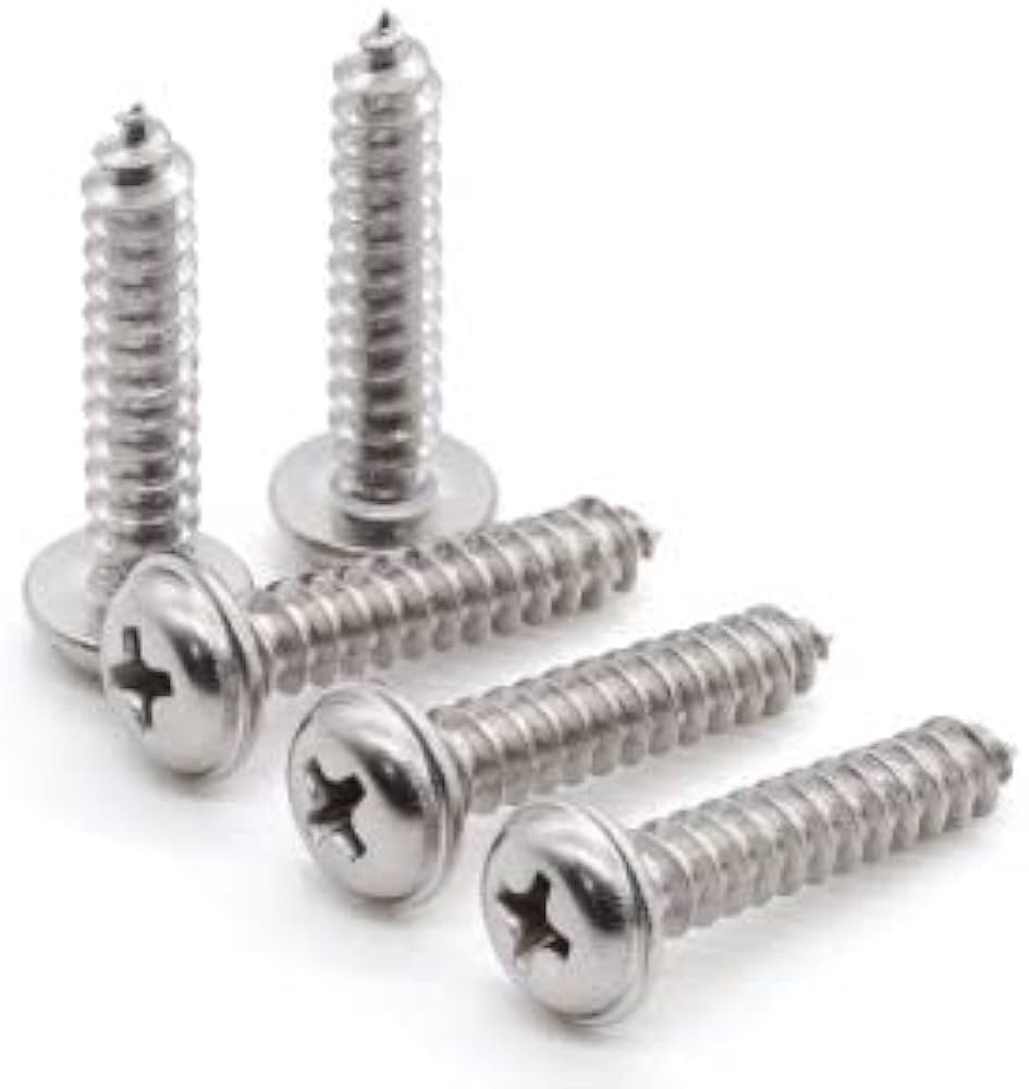 18. Tornillos Parker Cabeza Fijadora Inoxidable AISI 304