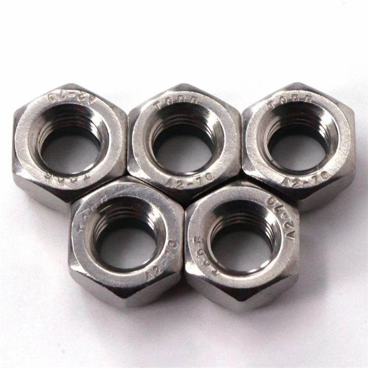 02. Tuercas Hexagonal Inoxidable AISI 316
