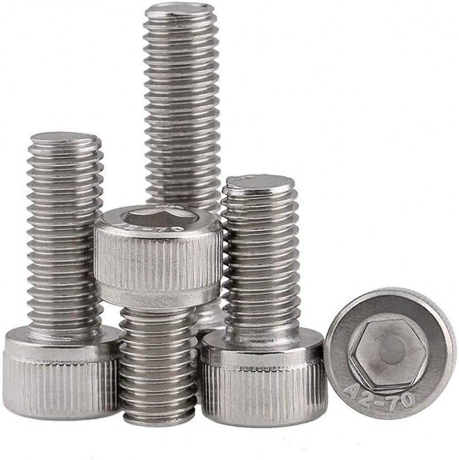 10. Tornillos Allen Cabeza Cilíndrica Inoxidable AISI 316